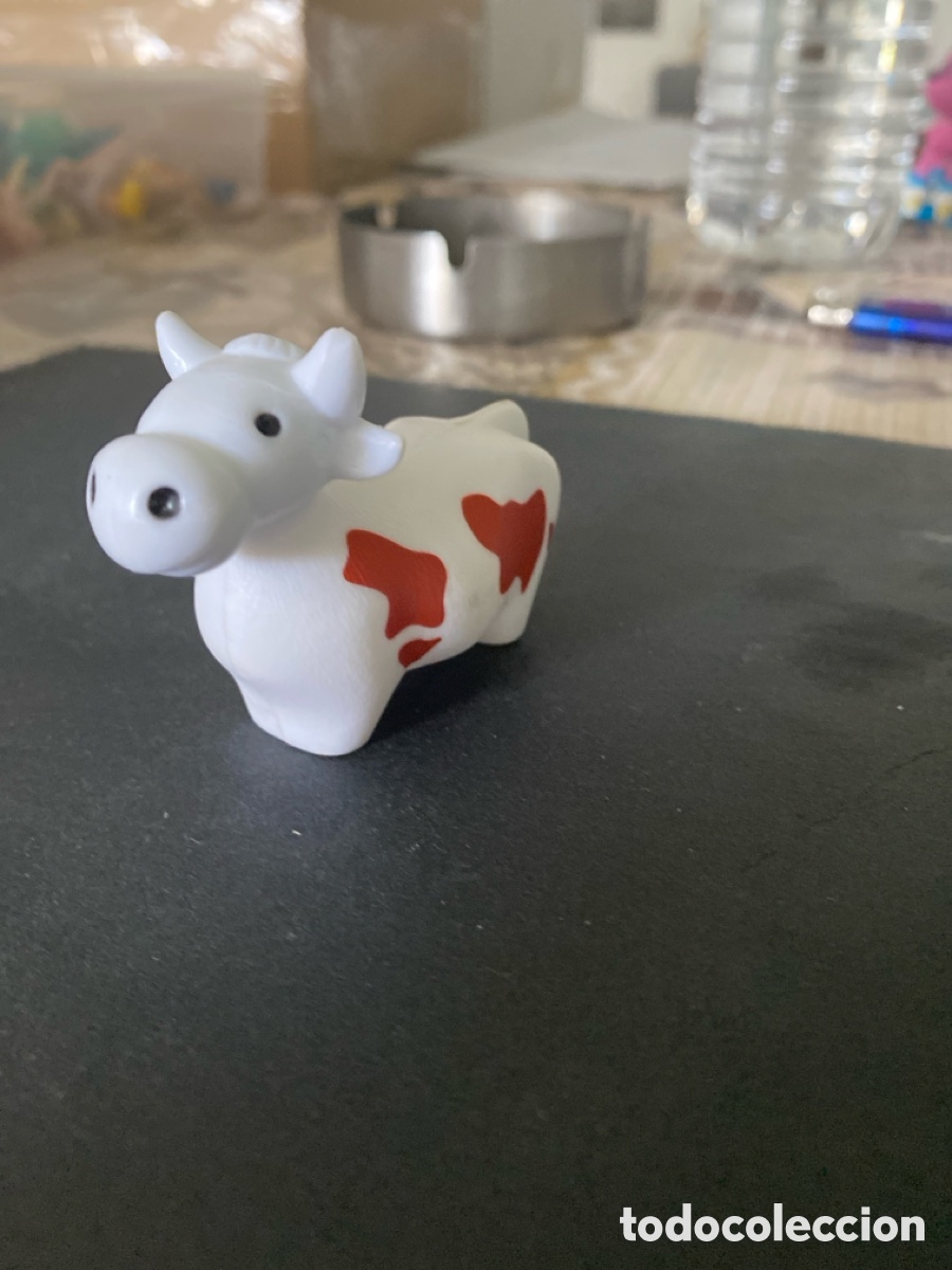 Figuras de goma y PVC: Pin y pon Vaca de granja - Foto 1