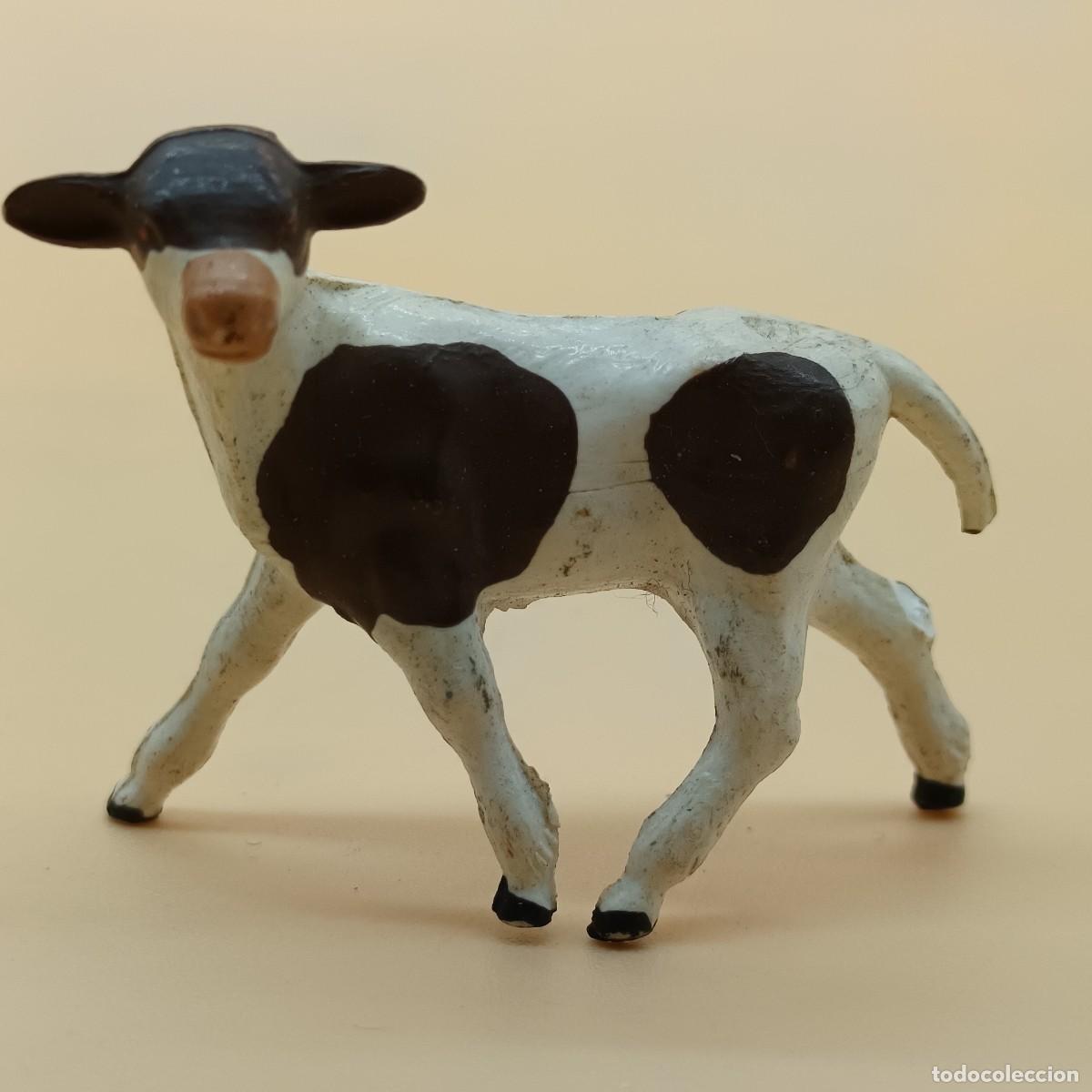Figuras de goma y PVC: FIGURA PVC VACA LECHON - Foto 1