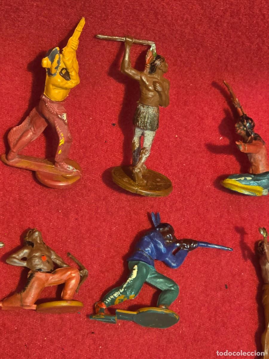 Figuras de goma y PVC: GAMA.LOTE FIGURAS DE INDIOS. - Foto 3