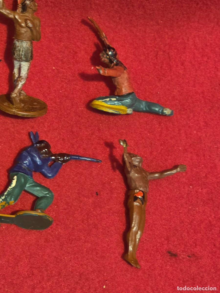 Figuras de goma y PVC: GAMA.LOTE FIGURAS DE INDIOS. - Foto 4
