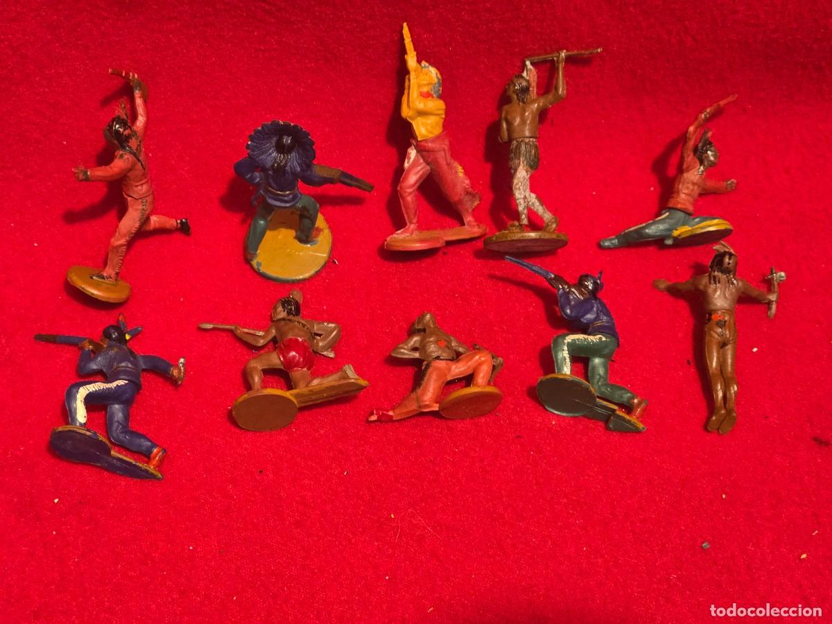 Figuras de goma y PVC: GAMA.LOTE FIGURAS DE INDIOS. - Foto 5