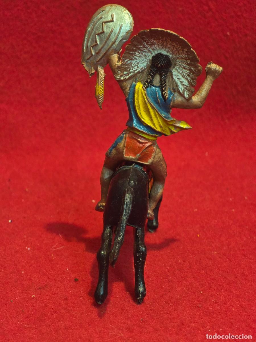 Figuras de goma y PVC: LAFREDO. LOTE FIGURAS INDIOS CON CABALLOS - Foto 8