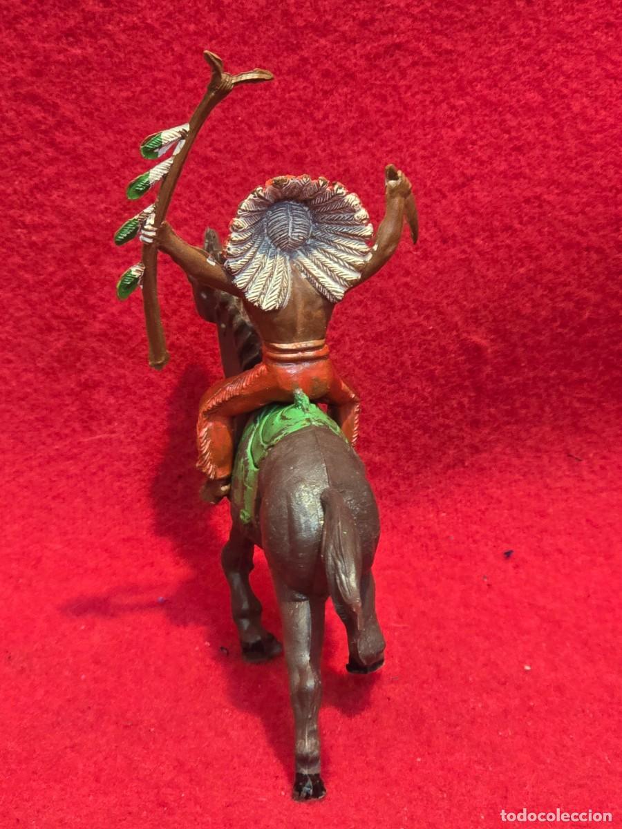 Figuras de goma y PVC: PECH INDIO A CABALLO - Foto 3