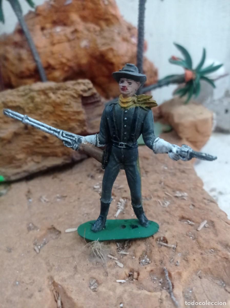 Figuras de goma y PVC: Soldado confederado de comansi - Foto 1