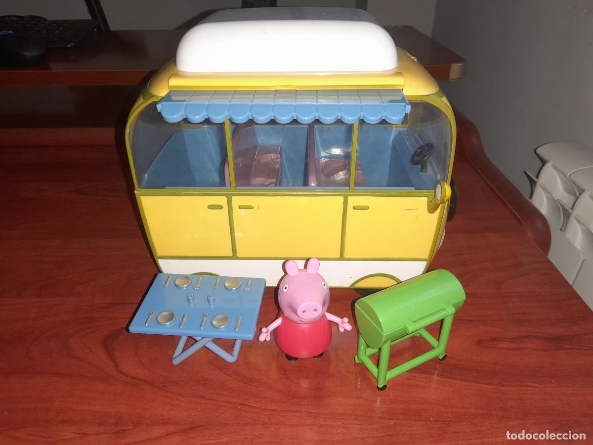 Figuras de goma y PVC: Autocaravana Peppa Pig - Foto 1
