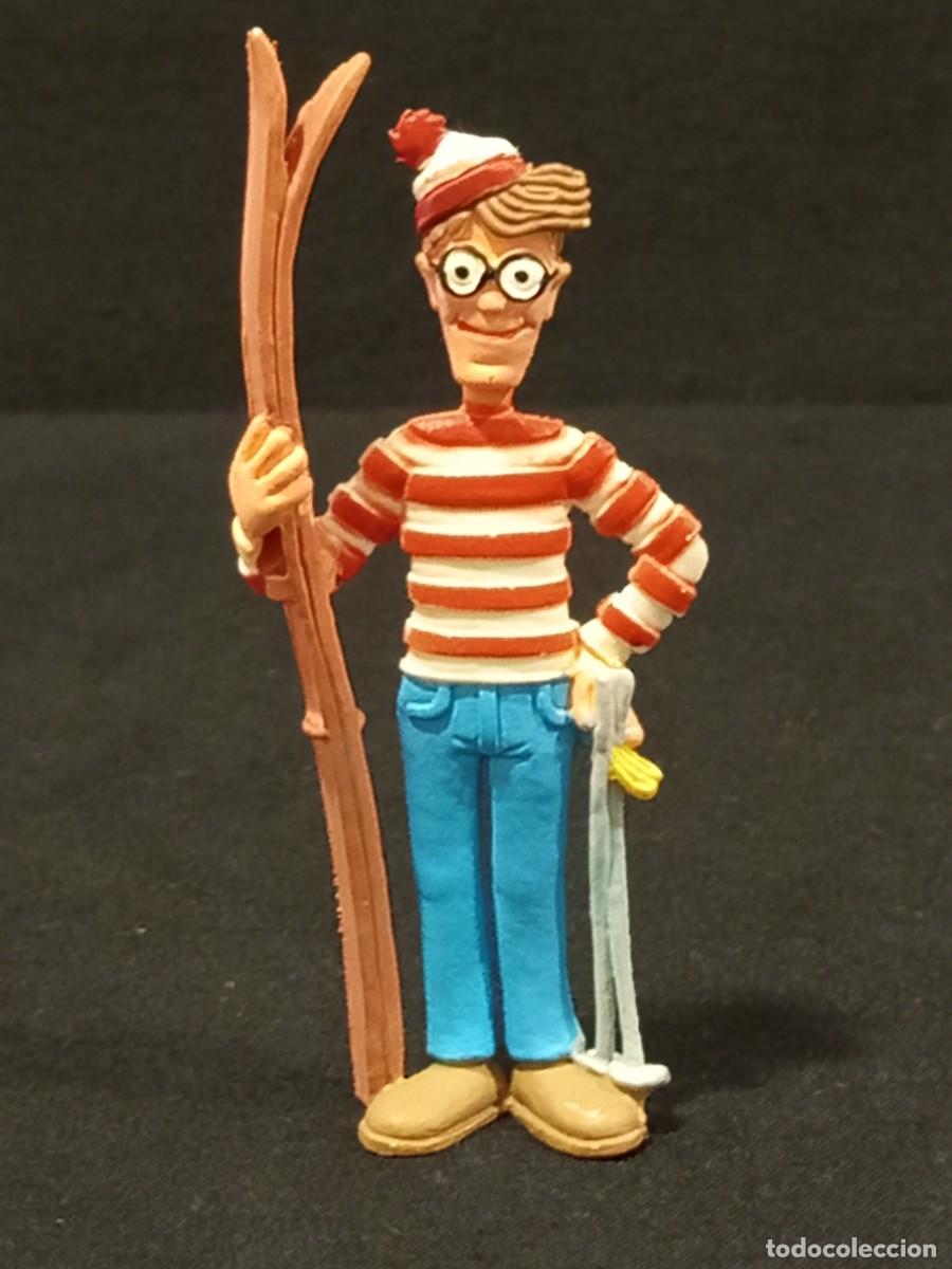 Figuras de goma y PVC: FIGURA DE GOMA - PVC, FIGURA DE WALLY CON ESQU&Iacute;S, M.H. - 1992, PERFECTO ESTADO, STARTOYS.