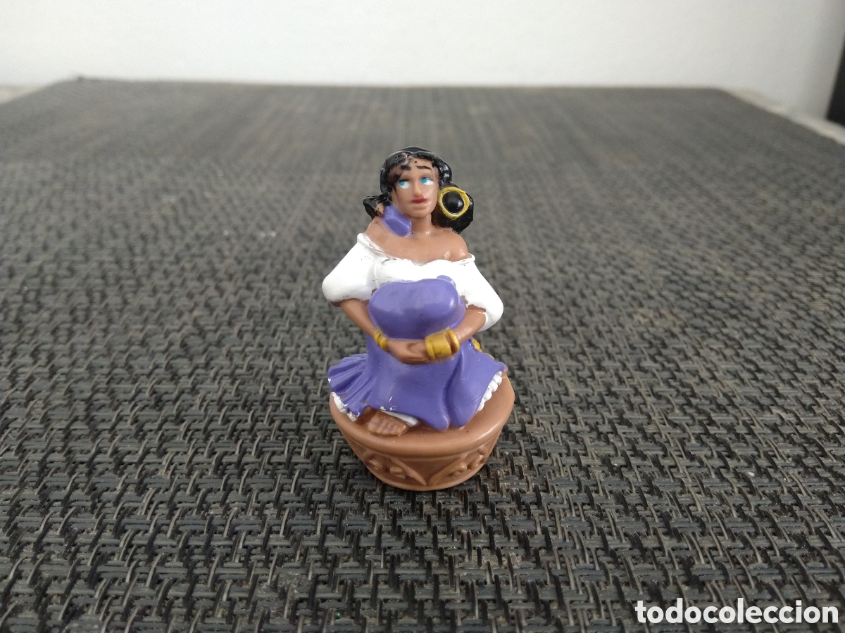 Figurines en Caoutchouc et PVC: FIGURA PVC EL JOROBADO DE NOTRE DAME 5-6CM WALT DISNEY DIBUJOS ANIMADOS QUASIMODO GITANA ESMERALDA