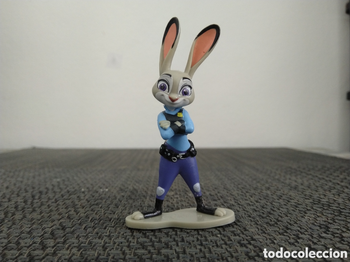 Rubber and PVC Figures: FIGURA JUDY HOPPS CONEJA NI&Ntilde;A ZOOTROPOLIS &copy;DISNEY DIBUJOS ANIMADOS WALT DISNEY PIXAR ORIGINAL
