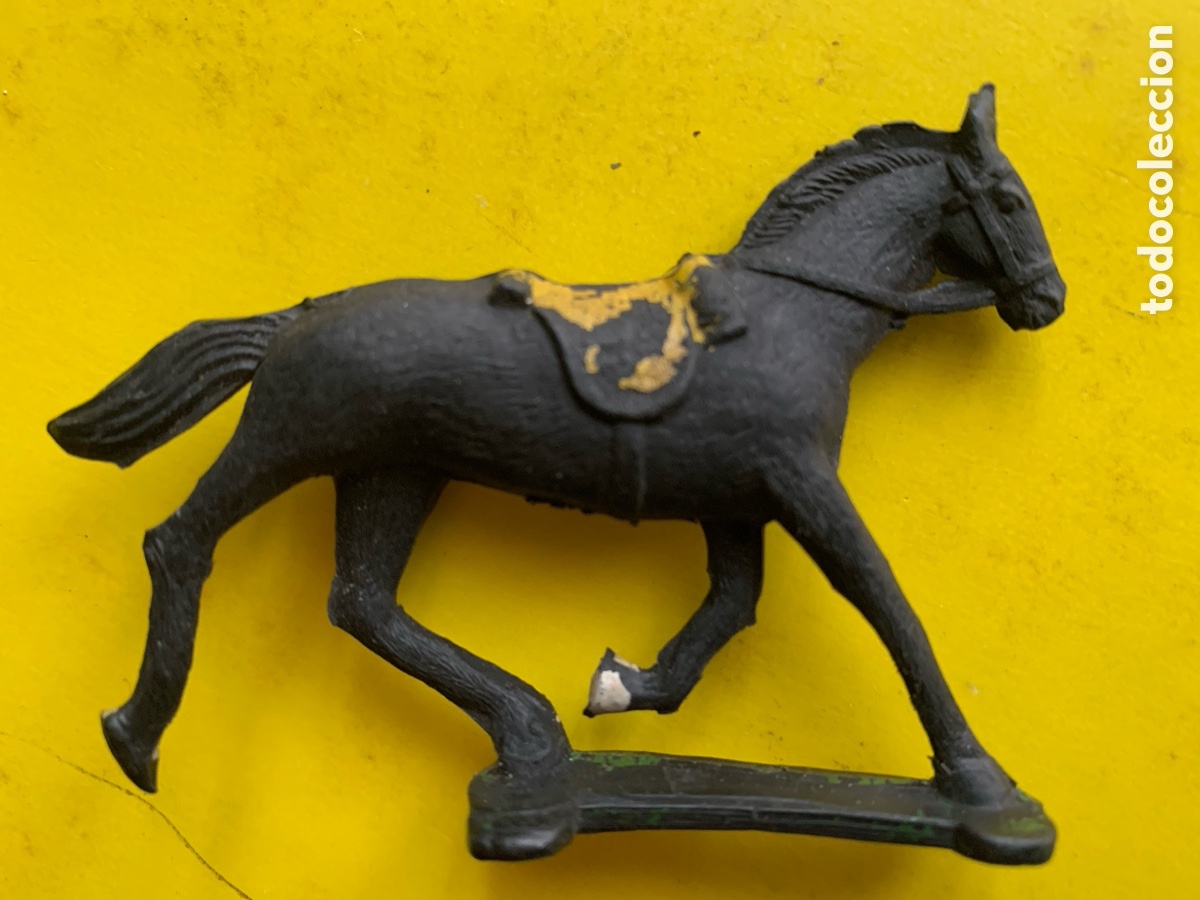 Figuras de goma y PVC: Caballo serie oeste alca capell - Foto 1