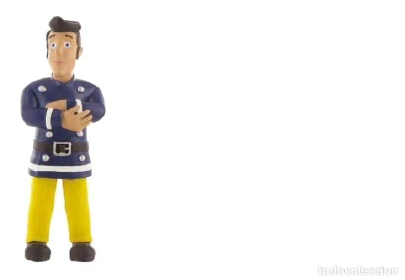 Figuras de goma y PVC: 7 FIGURAS PVC BOMBERO SAM - COMANSI - Foto 6