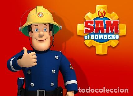 Figuras de goma y PVC: 7 FIGURAS PVC BOMBERO SAM - COMANSI - Foto 8