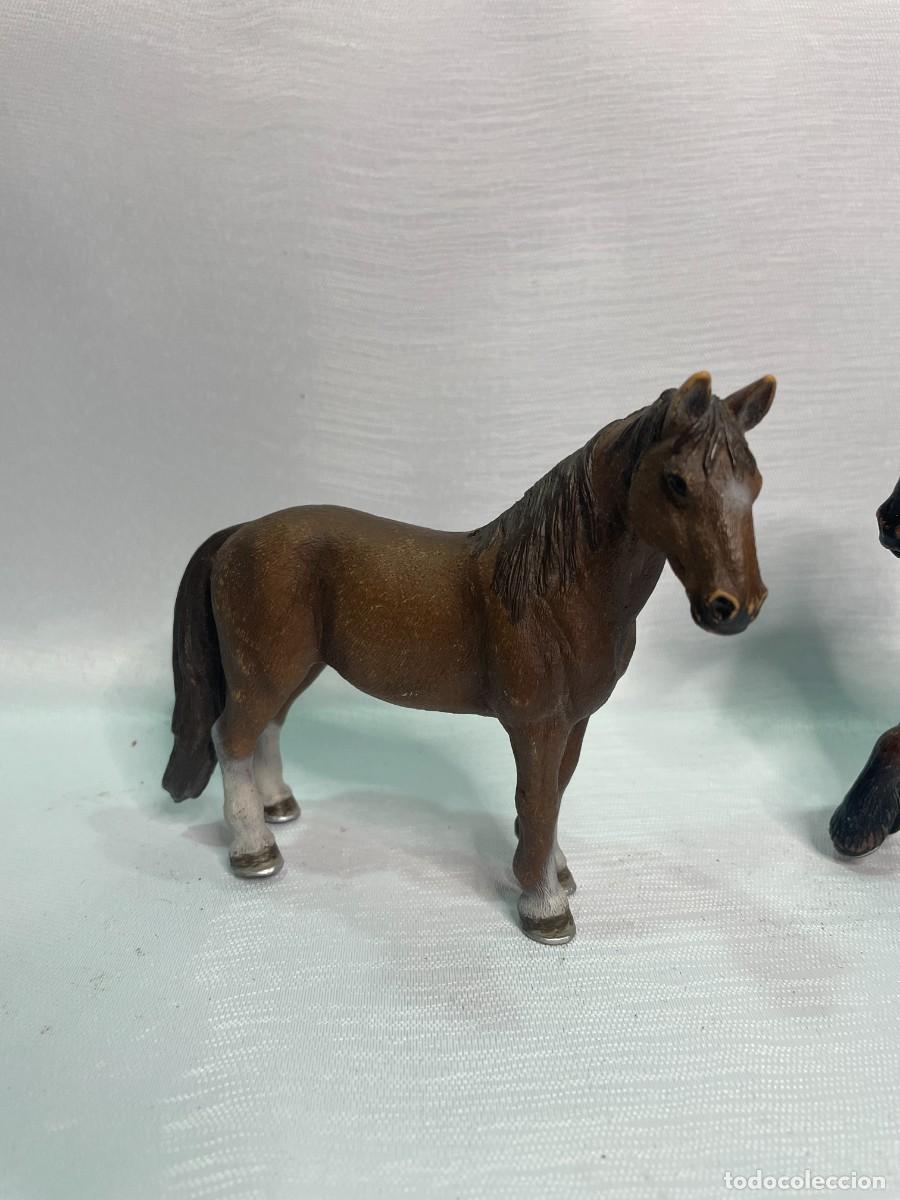 Figuras de goma y PVC: FIGURAS CABALLOS SCHLEICH 2005 - Foto 3