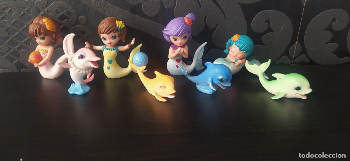 Figuras de Goma y PVC: COLECCI&Oacute;N MU&Ntilde;ECAS MAGIKI SIRENAS Y DELFINES