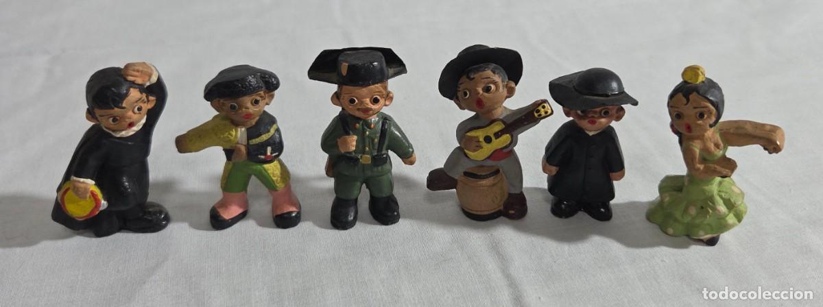 Figuras de goma y PVC: 6 Figuras de barro de Alborox - Foto 1