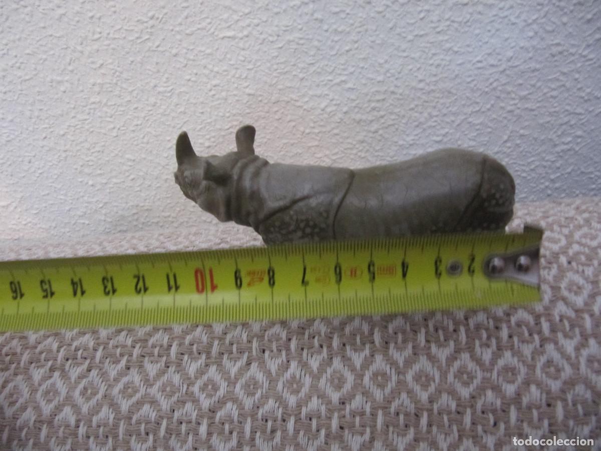 Figuras de goma y PVC: Schleich rinoceronte - Foto 5