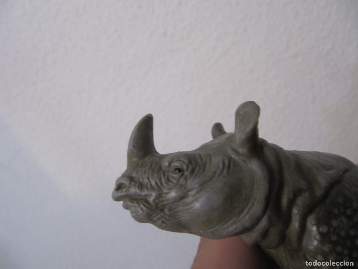 Figuras de goma y PVC: Schleich rinoceronte - Foto 9