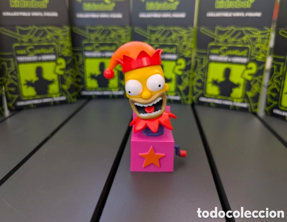 Figuras de goma y PVC: Pack 5 figuras Los Simpson Kidrobot - Foto 6