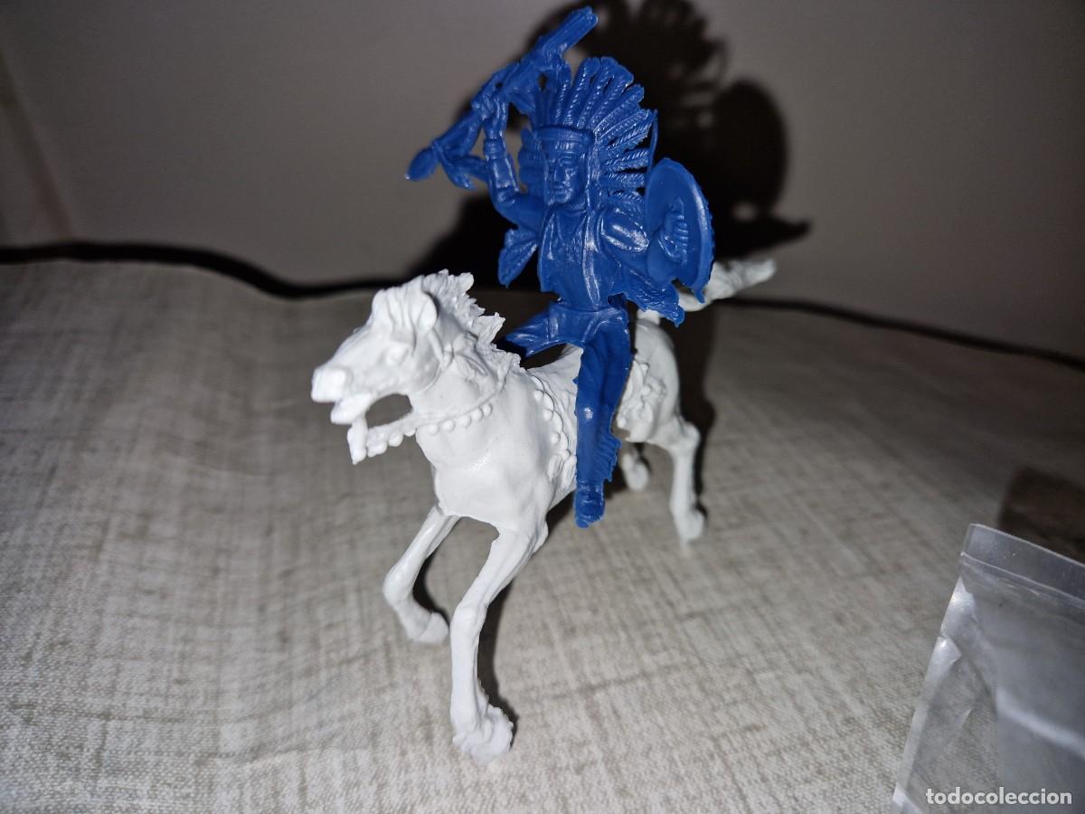 Figuras de goma y PVC: INDIO A CABALLO/COMANSI - Foto 1