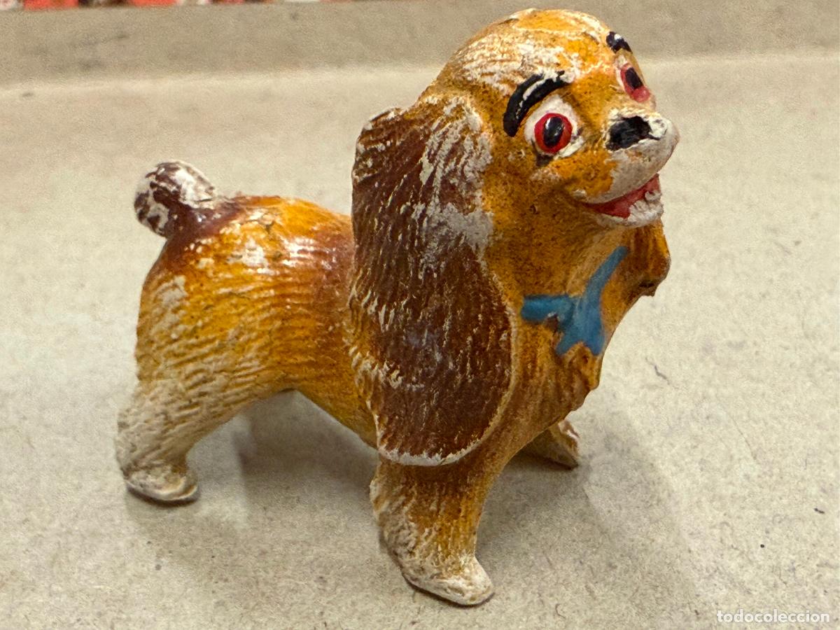Figuras de goma y PVC: PERRO LA DAMA, de la dama y el vagabundo,&hellip; 3,5x4cms - Foto 1