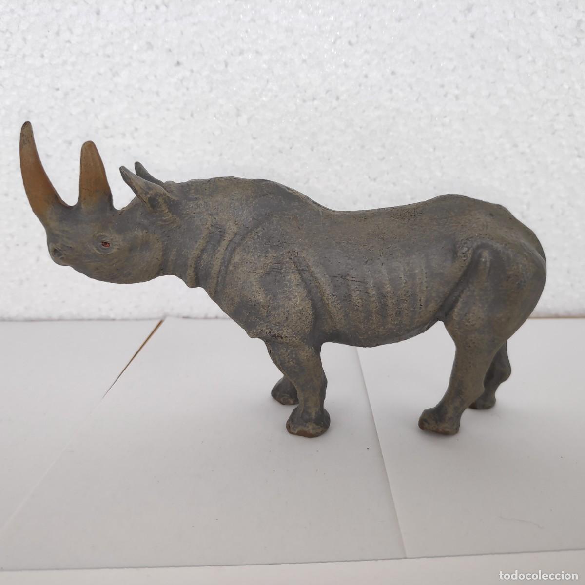 Figuras de goma y PVC: Rinoceronte (Lineol 1940l - Foto 1