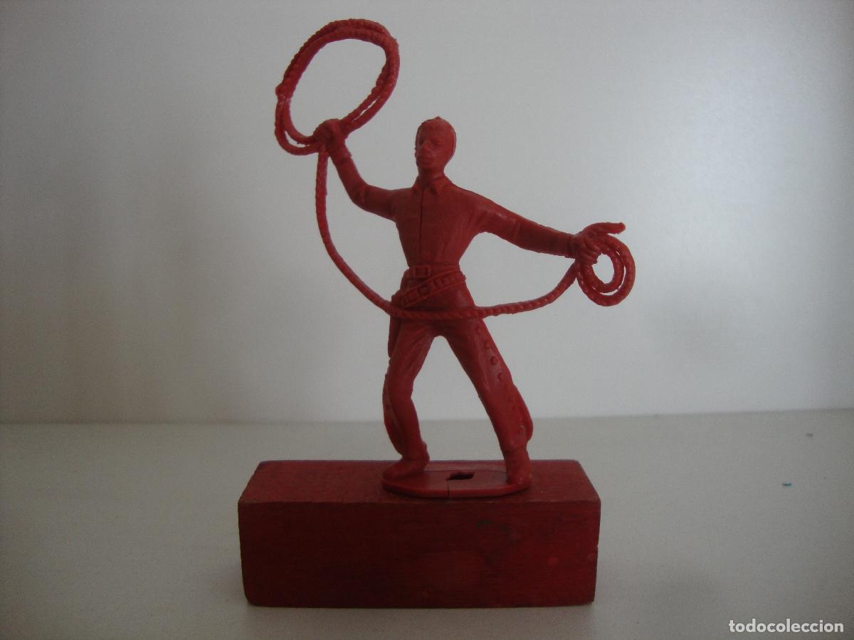 Figuras de goma y PVC: FIGURA PLASTICO COMANSI VAQUERO - Foto 1