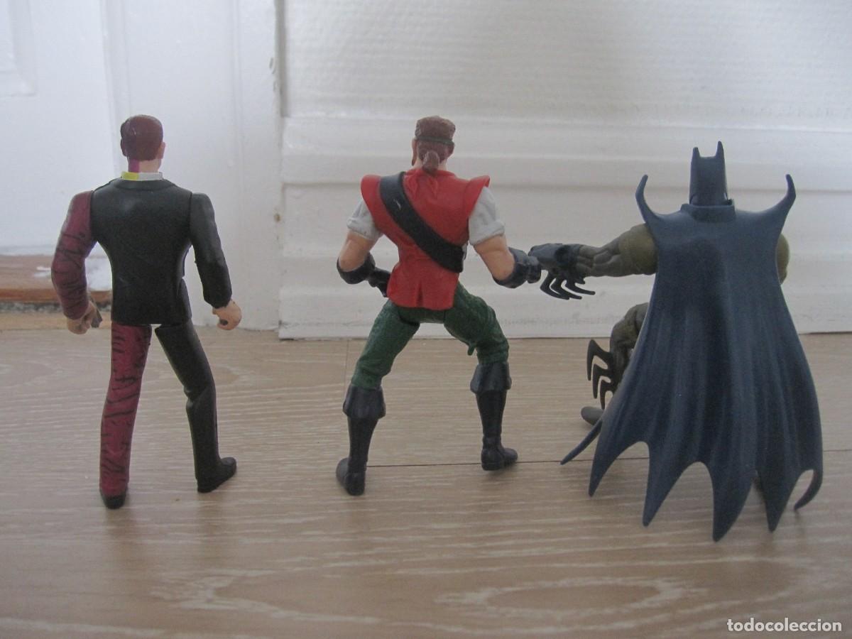 Figuras de goma y PVC: 3 FIGURAS DC COMICS, KENNER, DOS CARAS,... - Foto 2