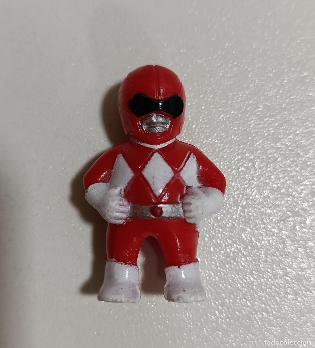 Figuras de Goma y PVC: POwer ranger bootleg botleg mu&ntilde;eco figurita figura rojo red mu&ntilde;equito topper lapiz fake