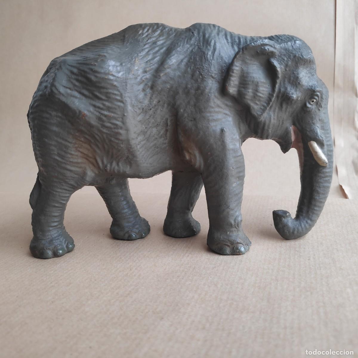 Figuras de goma y PVC: Elefante indio Pfeiffer (1930) - Foto 1