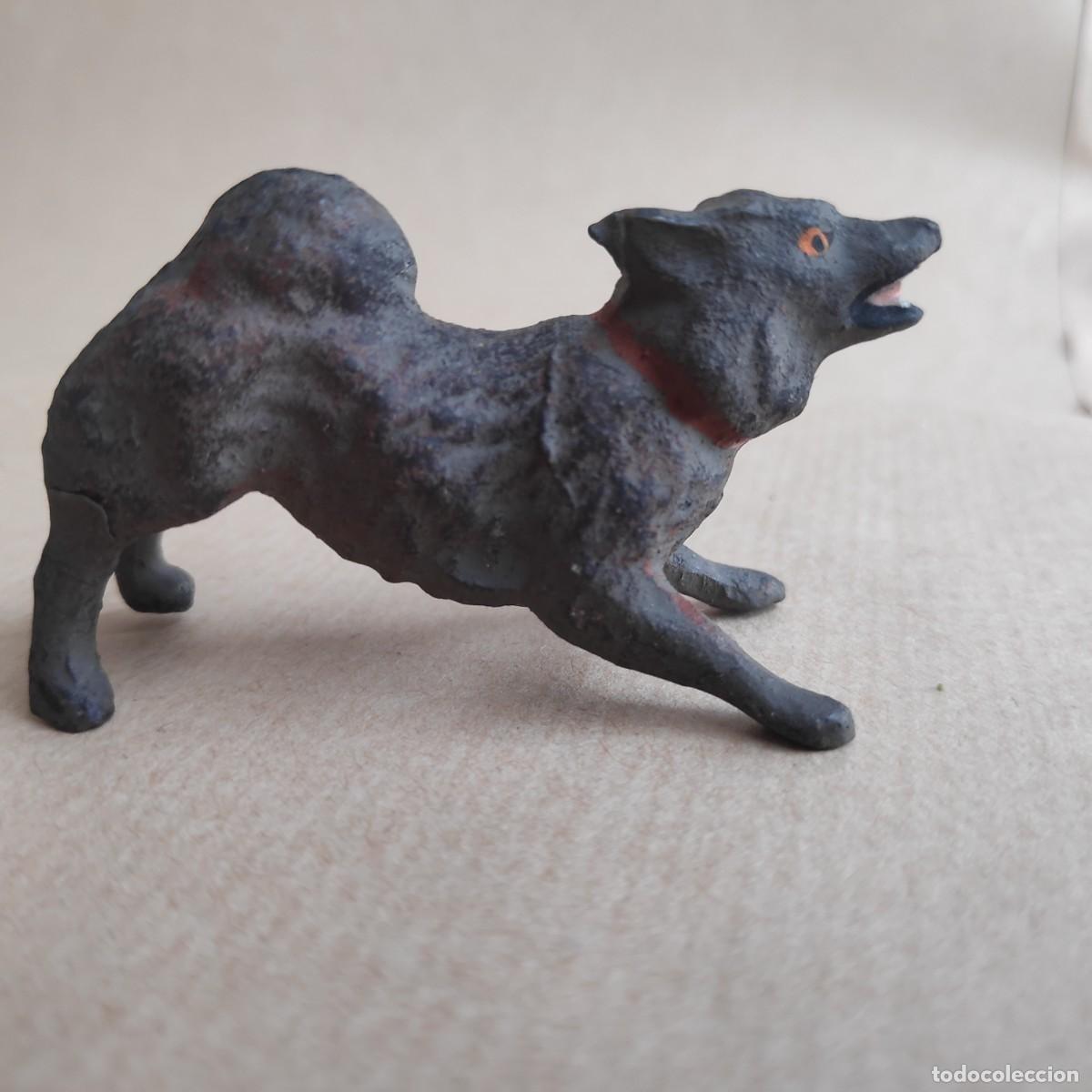 Figuras de goma y PVC: Perro pastor (Lineol 1950) - Foto 1
