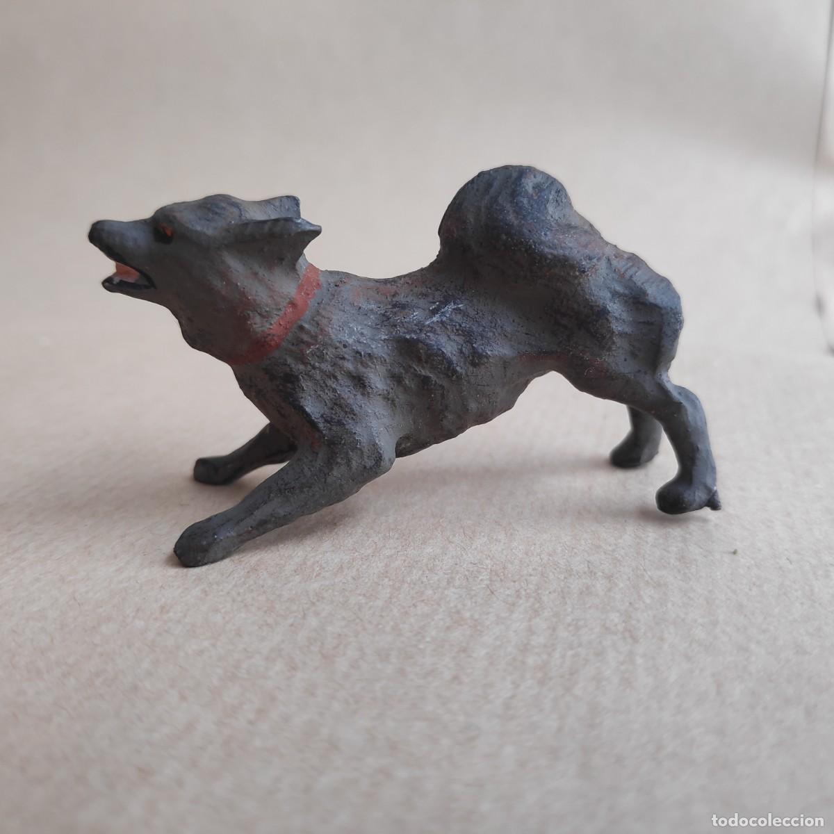 Figuras de goma y PVC: Perro pastor (Lineol 1950) - Foto 2