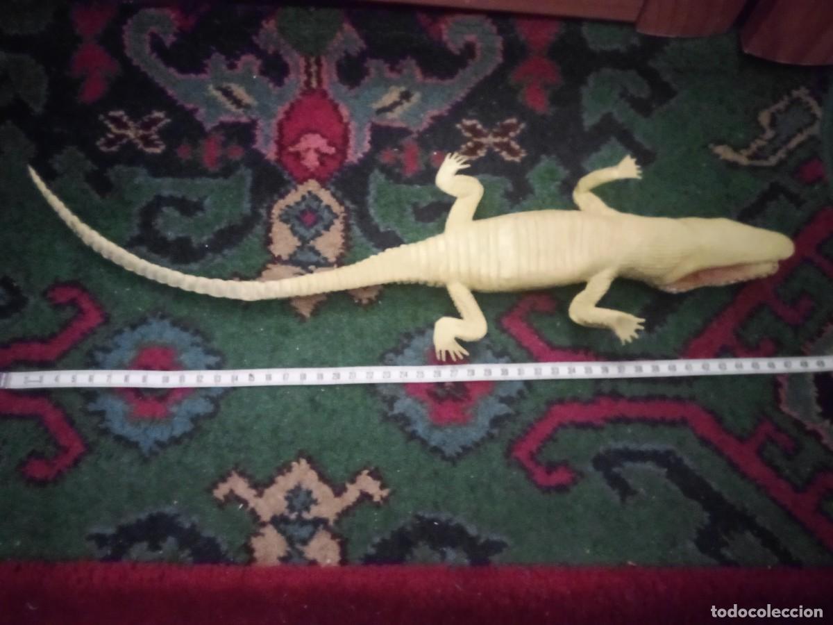 Figuras de goma y PVC: cocodrilo de goma con sonido - Foto 4