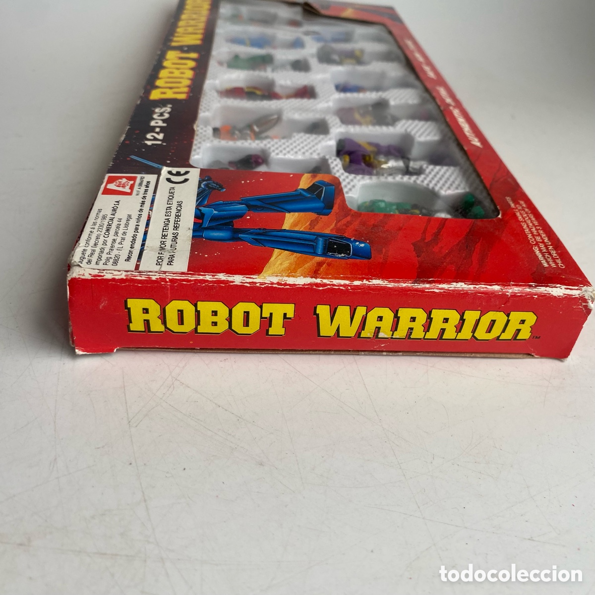 Figuras de goma y PVC: Caja con 12 figuras mu&ntilde;ecos Robot Warrior - Foto 7