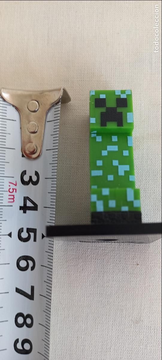 Figuras de goma y PVC: Figura minecraft creeper. PMI - Foto 2