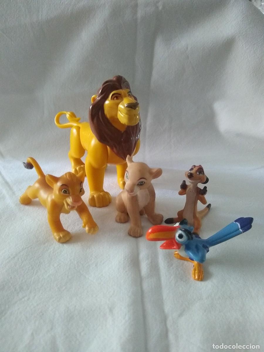 Figuras de goma y PVC: Conjunto de figuras Disney El Rey Le&oacute;n - Foto 1