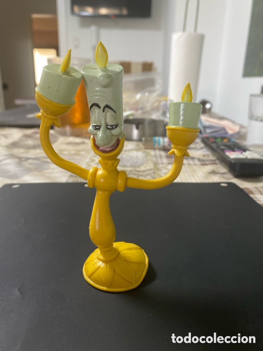 Figuras de goma y PVC: Figura Disney pvc Calendabro La Bella y bestia