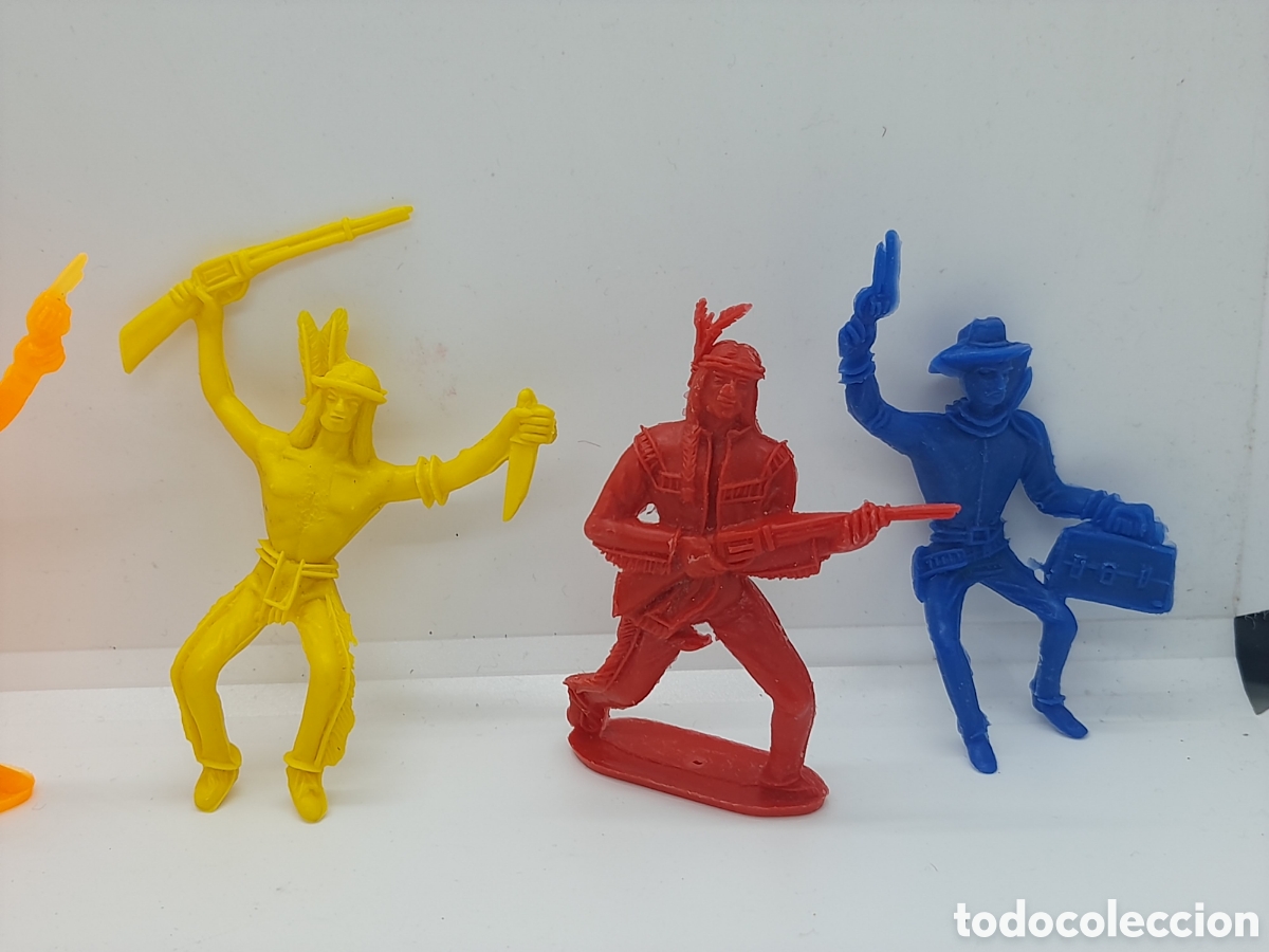 Figuras de goma y PVC: COMANSI. LOTE DE FIGURAS WESTERN - Foto 4