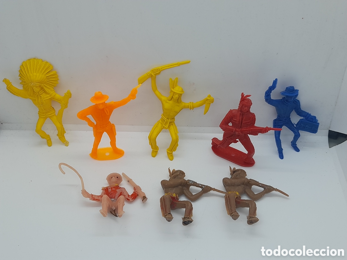 Figuras de goma y PVC: COMANSI. LOTE DE FIGURAS WESTERN - Foto 1