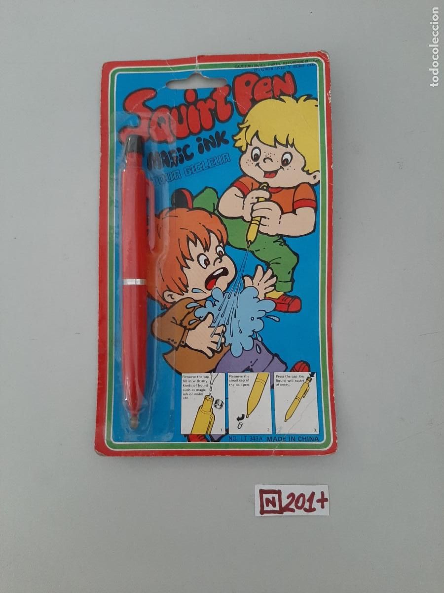 Figuras de goma y PVC: Juguete squirt pen.. - Foto 1