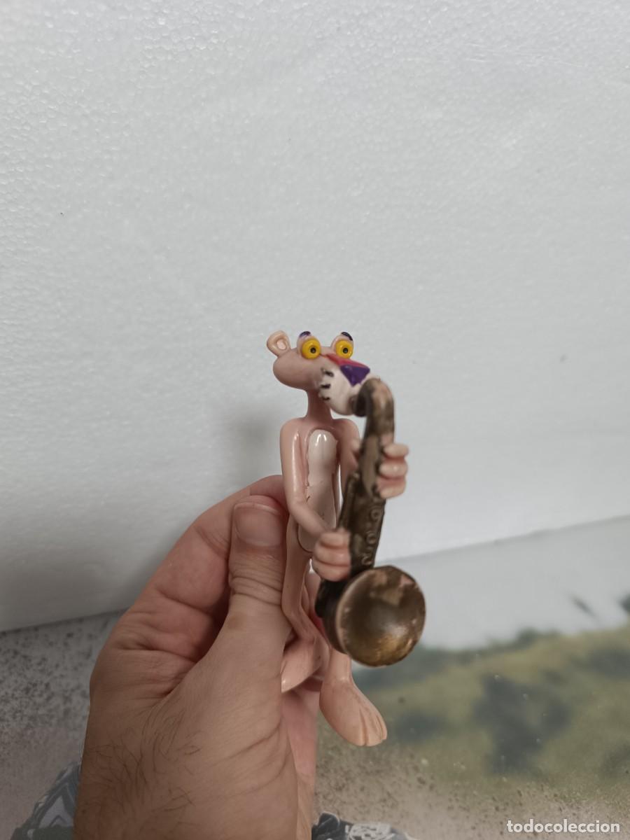 Figuras de goma y PVC: Pantera Rosa tocando el saxof&oacute;n - Foto 4