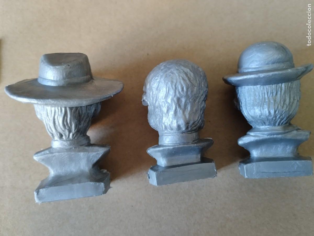 Figuras de goma y PVC: Lote Dunkin Bustos Far West - Foto 2