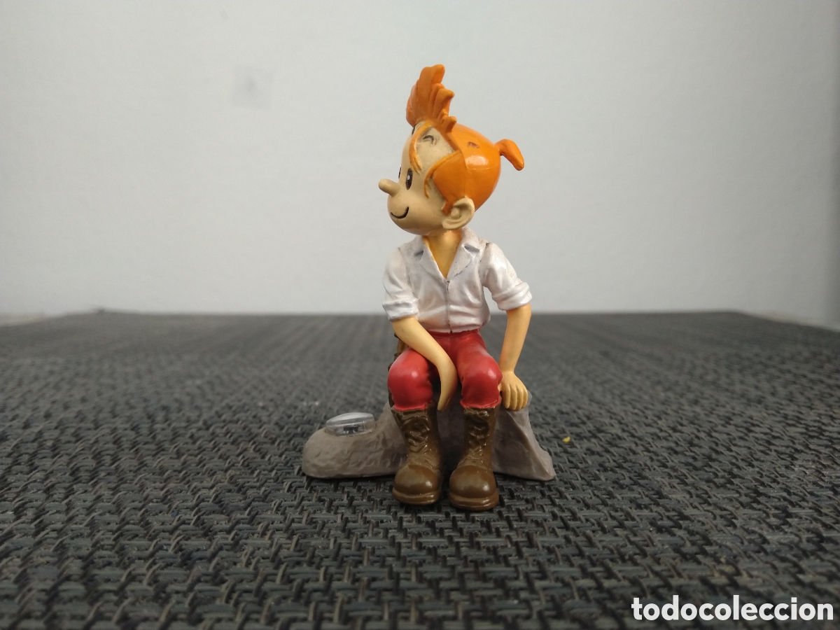 Figuras de Goma y PVC: FIGURA PVC SPIROU Y FANTASIO TOME JANRY DUPUIS 2004 BRUJULA DIBUJOS ANIMADOS SERIE TV TELEVISION