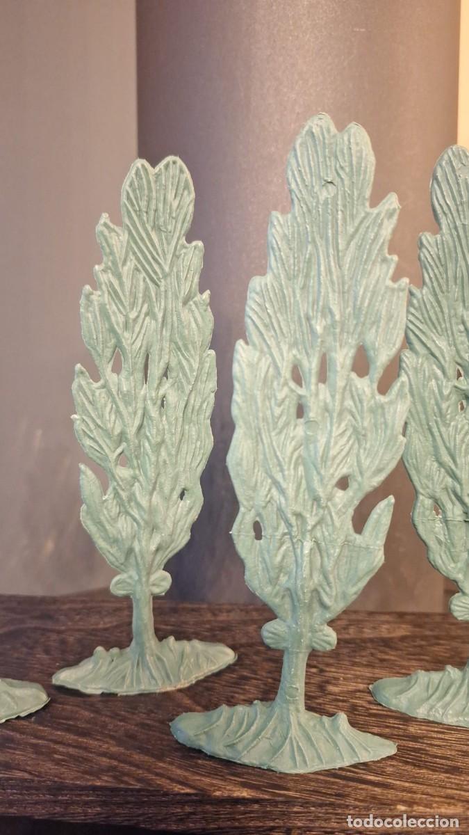 Figuras de goma y PVC: Lote &Aacute;rbol Arboles INDIOS y VAQUEROS Comansi - Foto 2