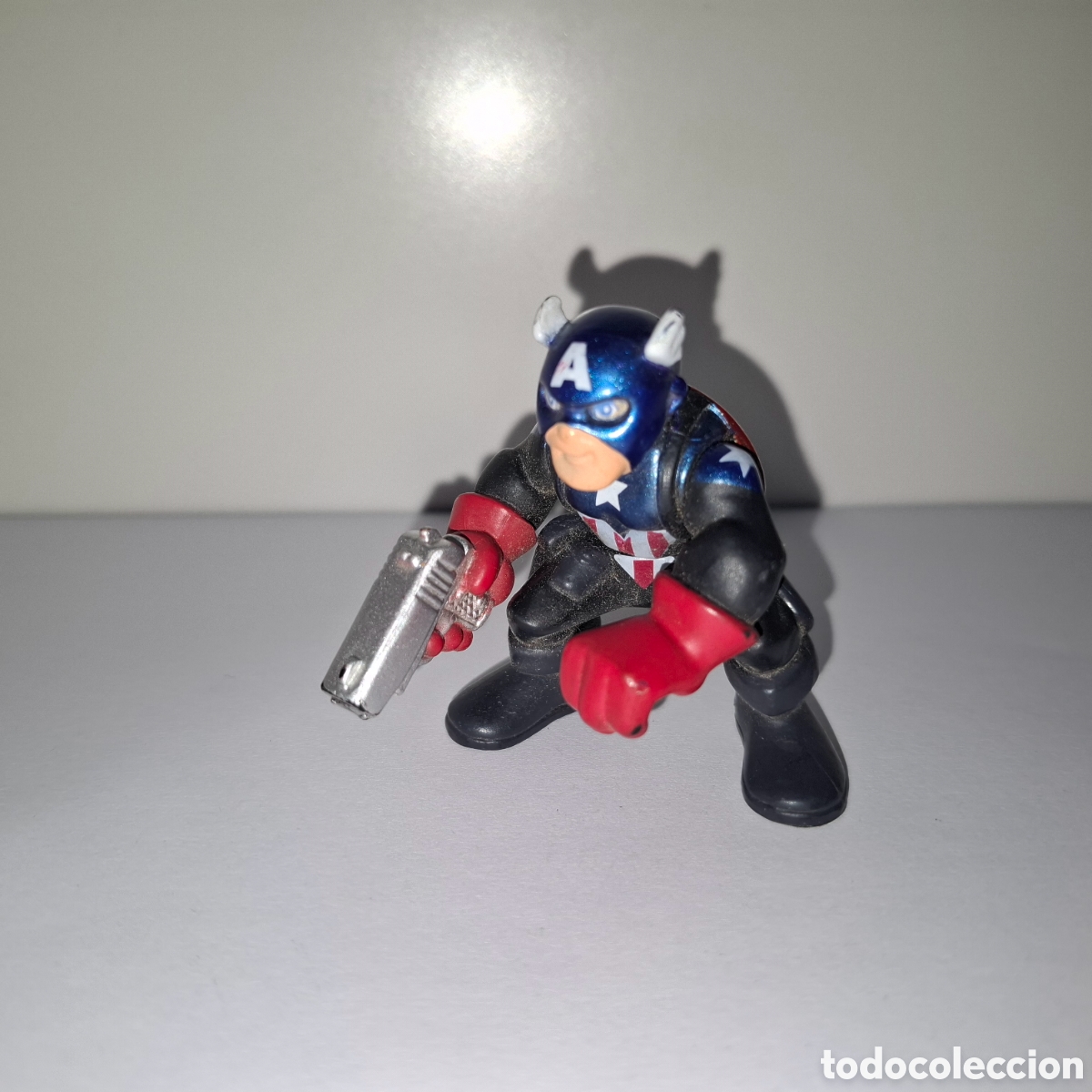 Figuras de Goma y PVC: FIGURA DE PVC PERSONAJE MARVEL CAPITAN AM&Eacute;RICA HASBRO