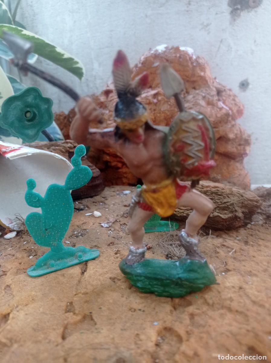 Figuras de goma y PVC: Indio de goma de los grandes de lafredo - Foto 1