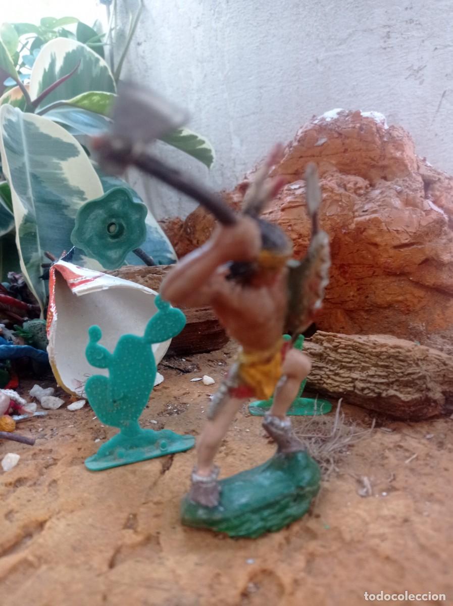 Figuras de goma y PVC: Indio de goma de los grandes de lafredo - Foto 3
