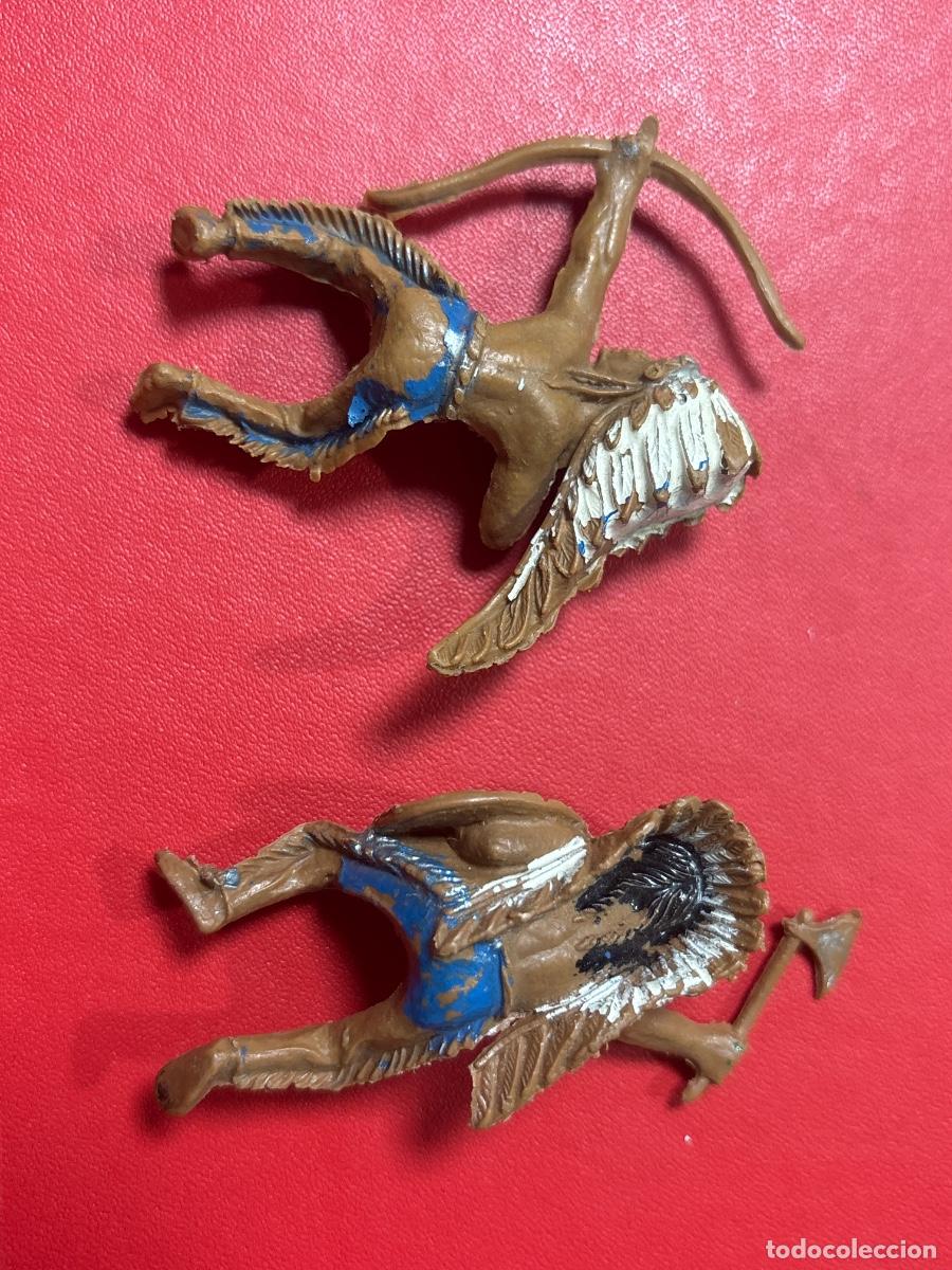 Figuras de goma y PVC: LOTE 2 FIGURAS - INDIOS- REAMSA, JECSAN, COMANSI - ORIGINALES - Foto 2