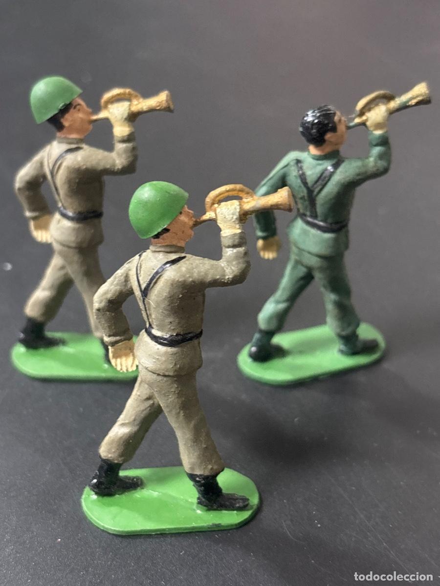 Figuras de goma y PVC: LOTE DE 3 FIGURAS DE GOMA - EJ&Eacute;RCITO ESPA&Ntilde;OL - - Foto 3
