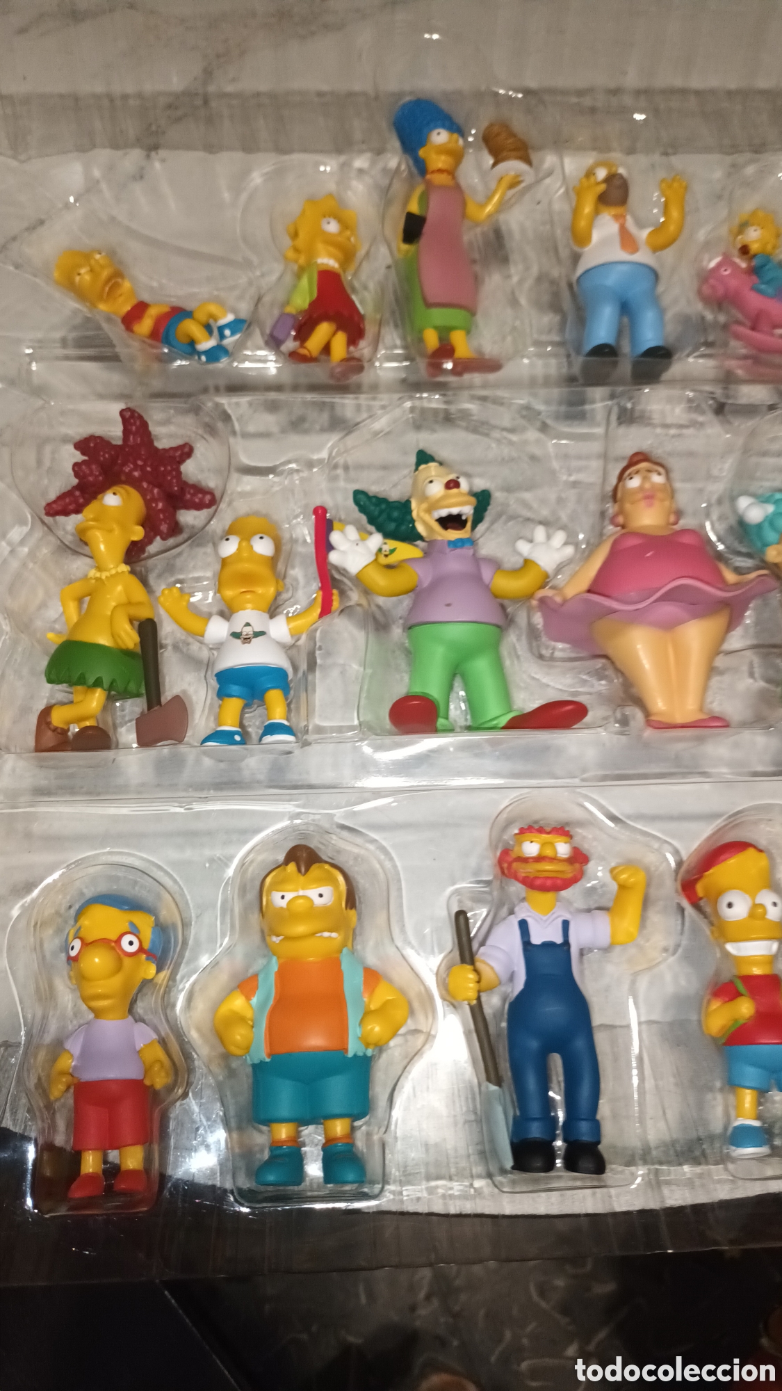 Figuras de goma y PVC: 25 piece collectores set Simpsons - Foto 2