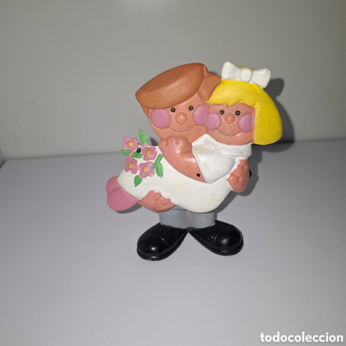 Rubber and PVC Figures: STAR TOYS FIGURA DE PVC NOVIOS SERIE CELEBRACIONES BODAS A&Ntilde;OS 80 MADE IN SPAIN