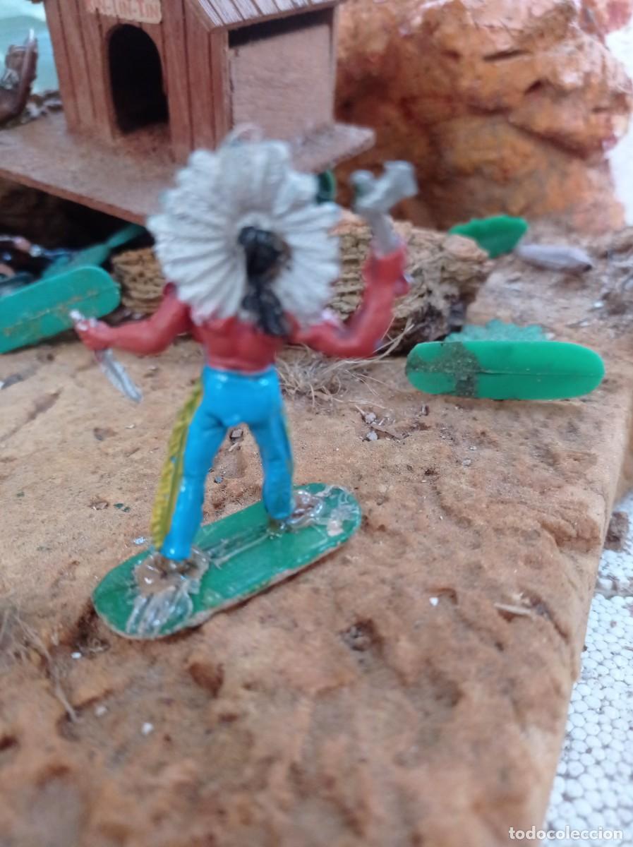 Figuras de goma y PVC: Indio con cuchillo jecsan - Foto 2